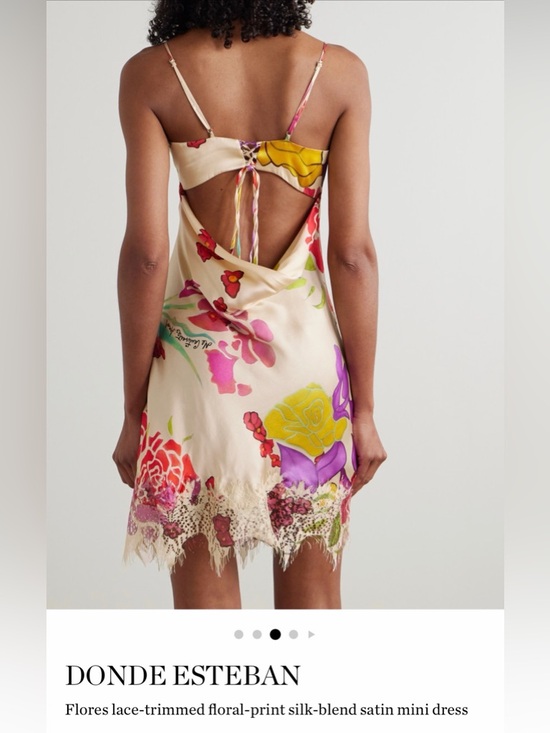 Donde Esteban Dresses & Skirts - Donde Esteban Flores Lace Trimmer floral print dress